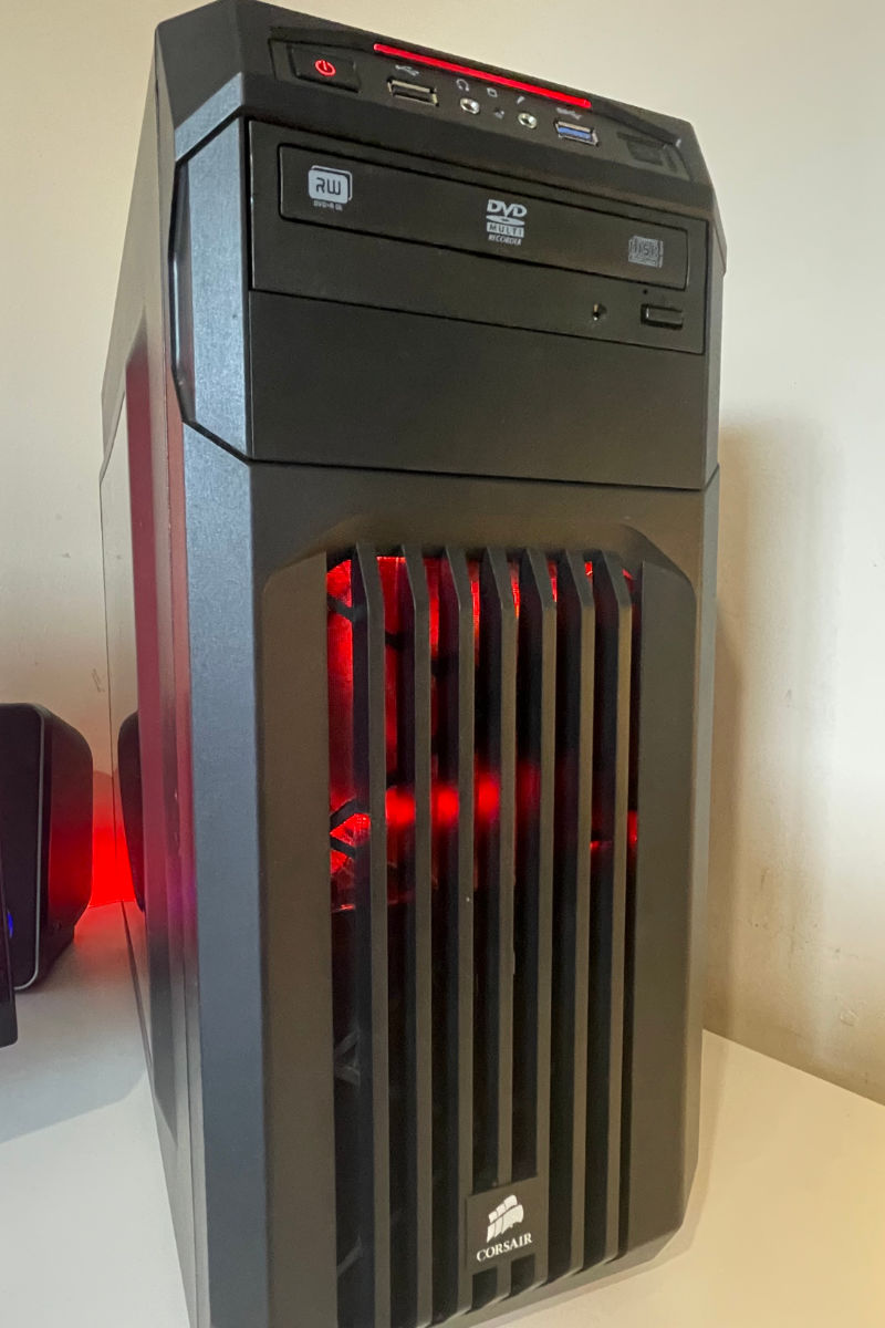 New case with red lights